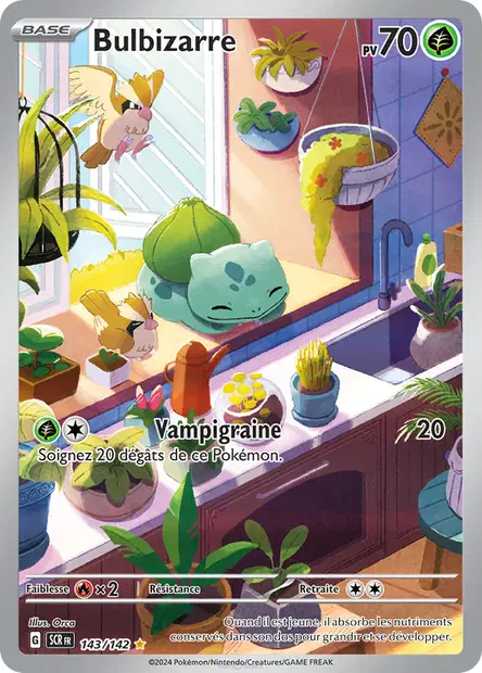 Bulbizarre Illustration rare