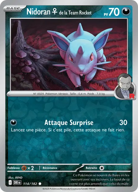 Nidoran♀ de la Team Rocket Reverse
