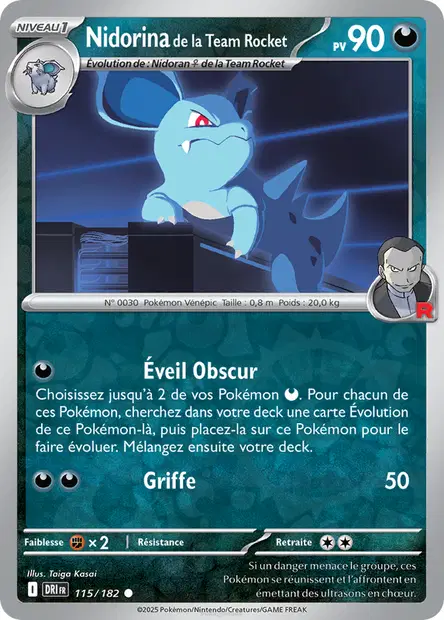 Nidorina de la Team Rocket Reverse