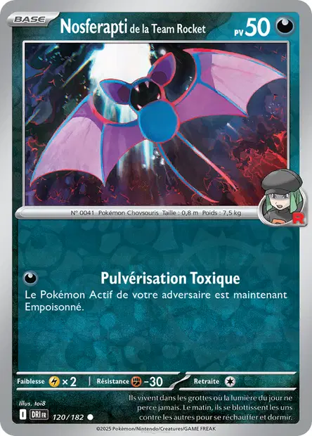 Nosferapti de la Team Rocket Reverse