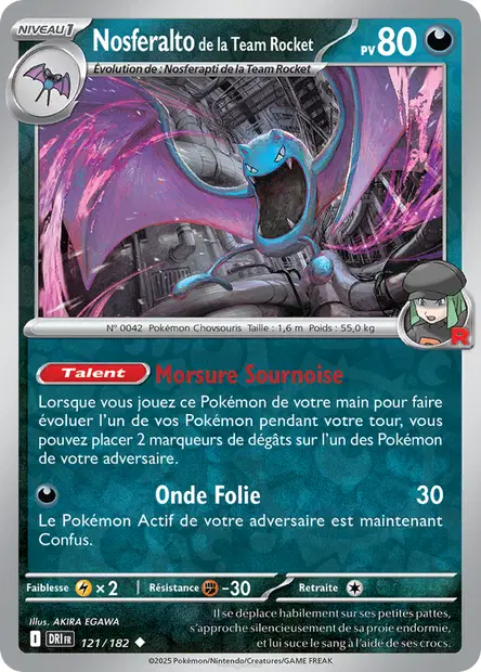 Nosferalto de la Team Rocket Reverse