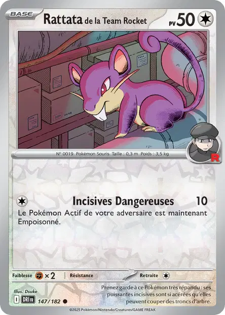 Rattata de la Team Rocket Reverse
