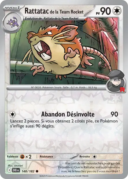 Rattatac de la Team Rocket Reverse