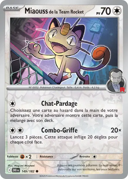 Miaouss de la Team Rocket Reverse
