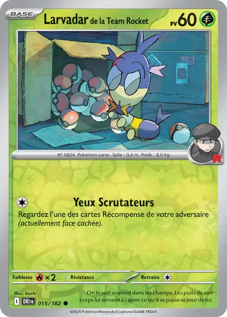 Larvadar de la Team Rocket Reverse