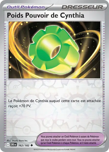 Poids Pouvoir de Cynthia Reverse