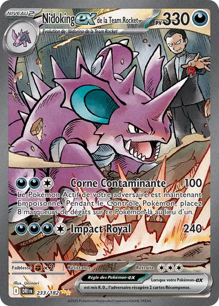 Nidoking-ex de la Team Rocket