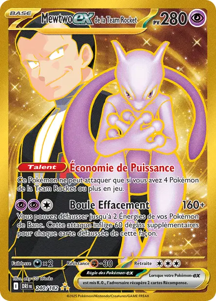 Mewtwo-ex de la Team Rocket