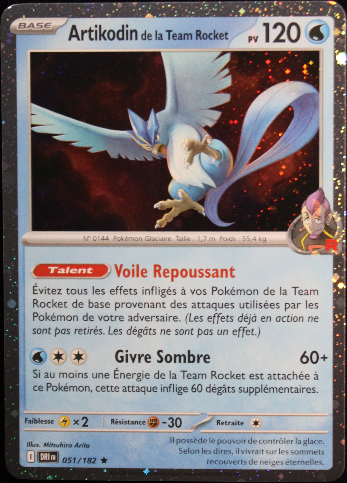 Artikodin de la Team Rocket Holo Cosmos