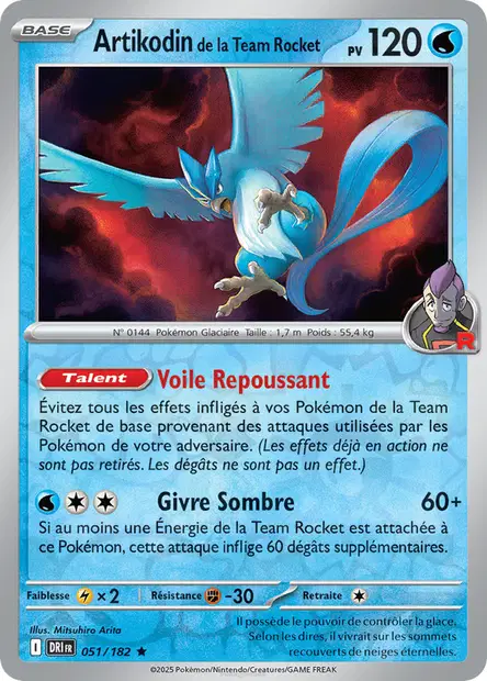 Artikodin de la Team Rocket Reverse