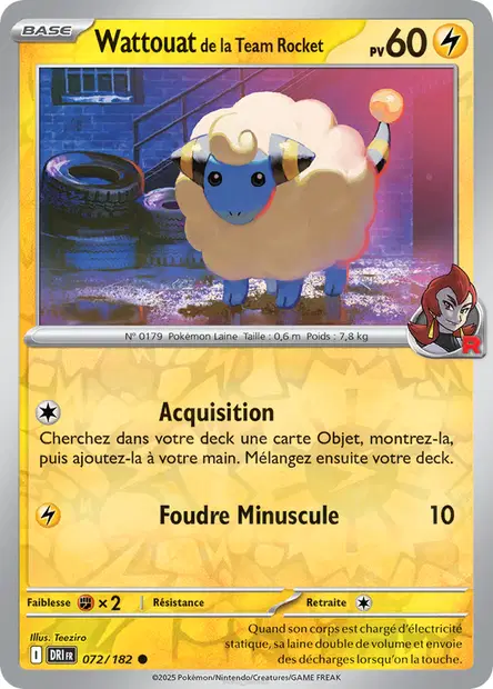 Wattouat de la Team Rocket Reverse