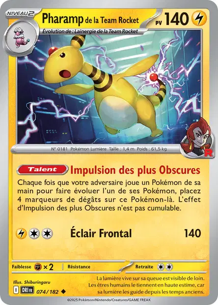 Pharamp de la Team Rocket
