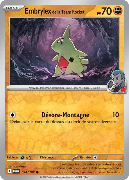 Embrylex de la Team Rocket Reverse