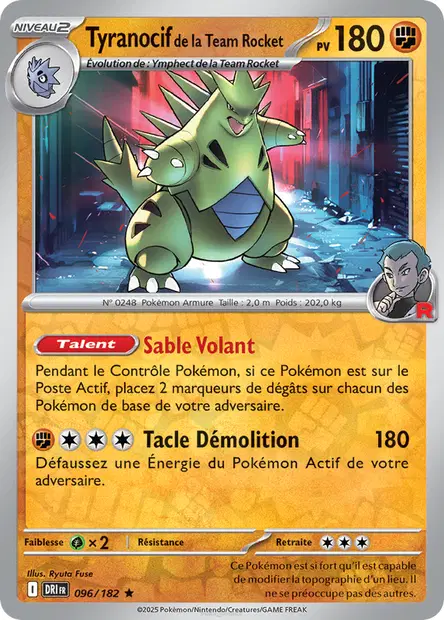 Tyranocif de la Team Rocket Reverse