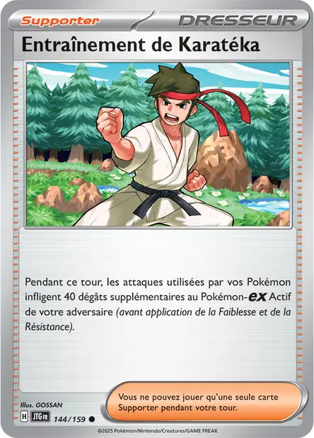 Entraînement de Karatéka